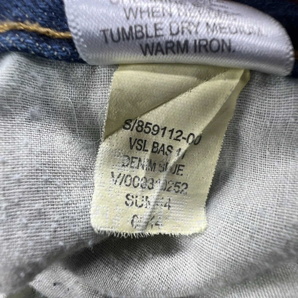 Banana Republic Mens Vintage Straight Jeans Blue Denim 36x34 859112-00